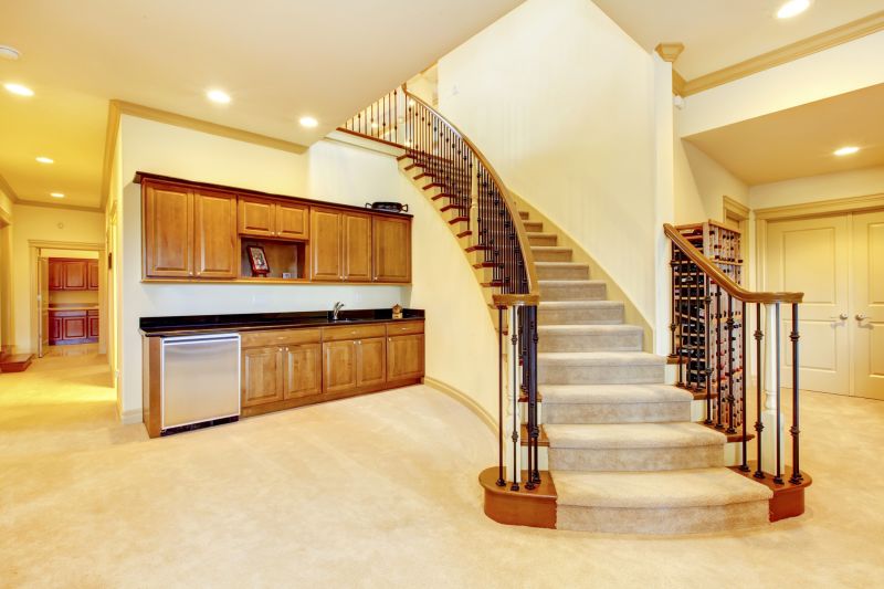 Curved Staircase Installation in Conroe, TX