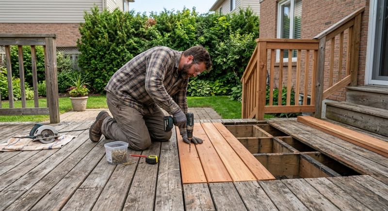 Deck Board Replacement in Seattle, WA